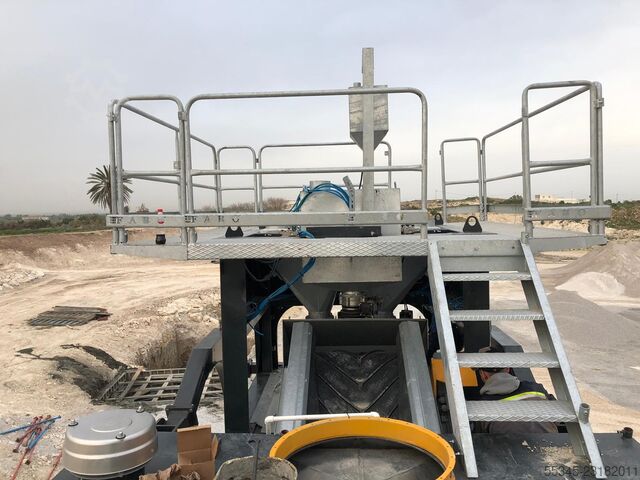  FABO Mobile Concrete Batching Plant 60 m3/h Mobile Concrete Batching Plant