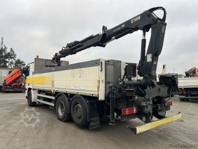 Tovornjak s ploščadjo MERCEDES-BENZ Actros 2641 L 6x2 Pritsche Heckkran Funk