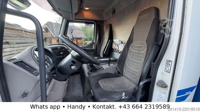 平板卡车带帆布篷布 DAF 45.160 4x2 Euro 5 EEV Pritsche Plane Bj 2009