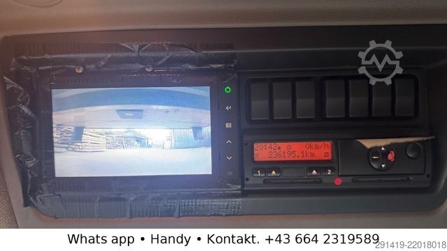平板卡车带帆布篷布 DAF 45.160 4x2 Euro 5 EEV Pritsche Plane Bj 2009