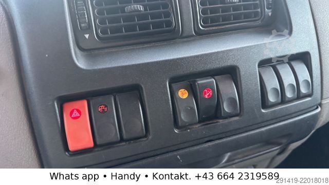 平板卡车带帆布篷布 DAF 45.160 4x2 Euro 5 EEV Pritsche Plane Bj 2009