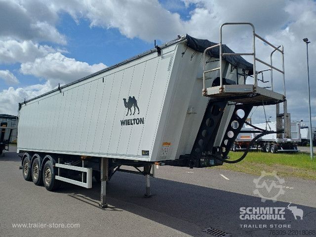 Напівпричіп-самоскид Wielton Kipper Alukastenmulde 51m³