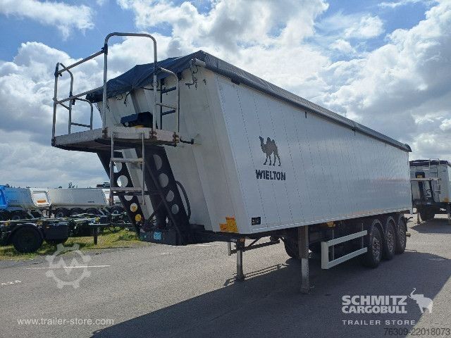 Напівпричіп-самоскид Wielton Kipper Alukastenmulde 51m³