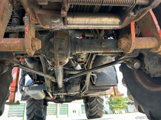 Камион с платформа UNIMOG U 1650 / Atlas 130.1 / Greifer / Winde
