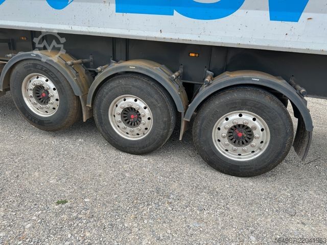Trailer truk bak jungkit REISCH RHKS-3-SG13 Kippmulde 50m3 Schrottmulde Abbruch