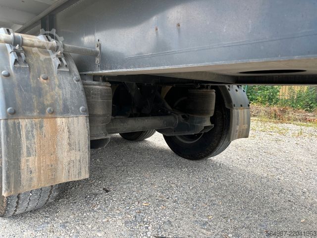 Trailer truk bak jungkit REISCH RHKS-3-SG13 Kippmulde 50m3 Schrottmulde Abbruch