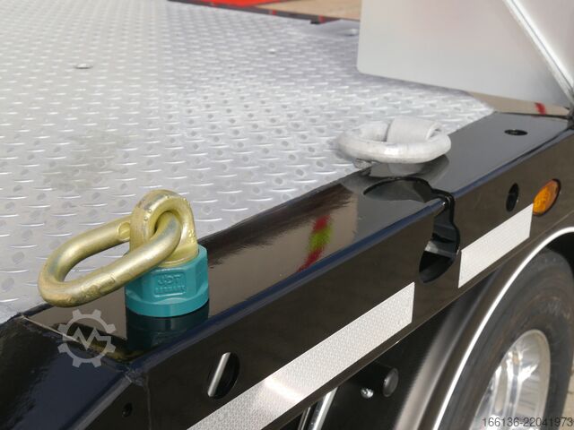 Remolque de plataforma baja Fliegl Tiefladeanhänger DTS 300 L=6,5 m Luft/FH