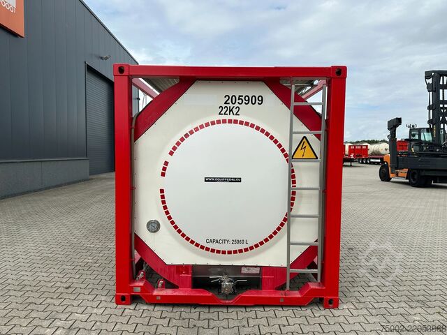 Contenedor cisterna CIMC 20FT ISO / 25.060L / 1-COMP / 3 BAFFLES / UN PO...