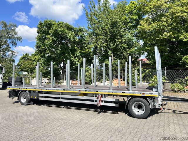 Reboque aberto Möslein T 2 Plato 8,6m  2 Achs Jumbo- Plato- Anhänger