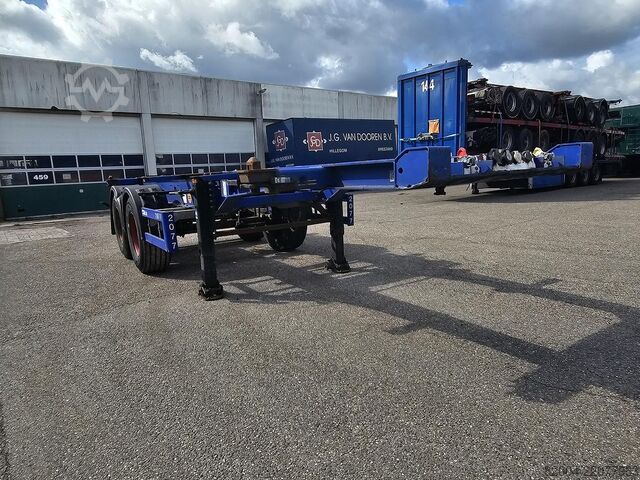 Transporte de contenedores KRONE F.ATL 20-BPW DRUM-STEEL SPRINGS.