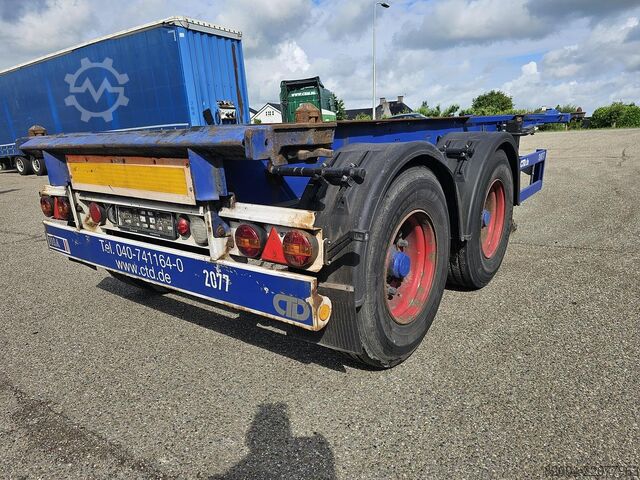 Transporte de contenedores KRONE F.ATL 20-BPW DRUM-STEEL SPRINGS.