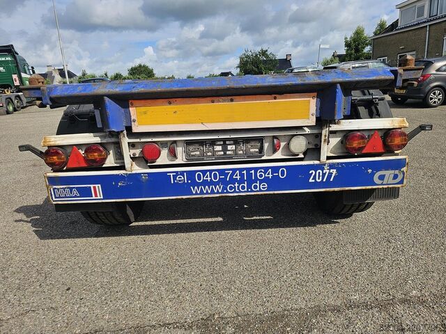 Transporte de contenedores KRONE F.ATL 20-BPW DRUM-STEEL SPRINGS.