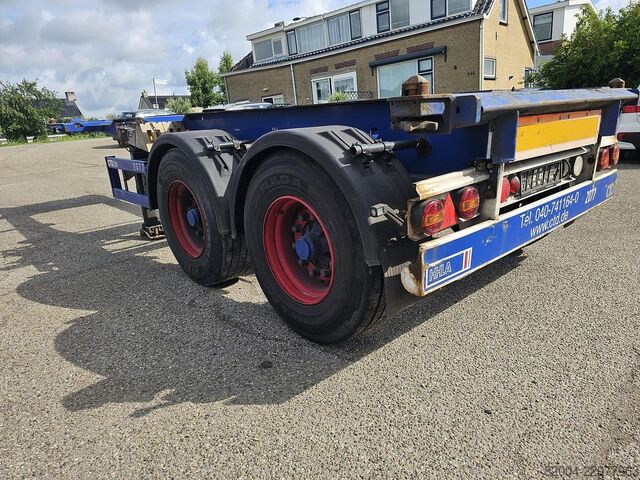 Transporte de contenedores KRONE F.ATL 20-BPW DRUM-STEEL SPRINGS.