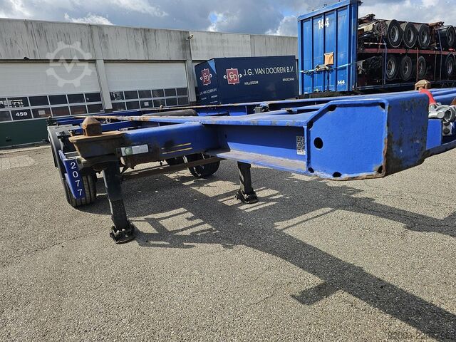 Transporte de contenedores KRONE F.ATL 20-BPW DRUM-STEEL SPRINGS.