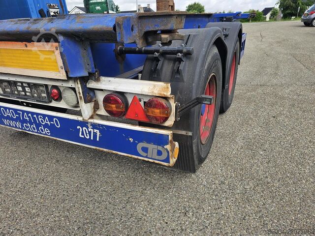 Transporte de contenedores KRONE F.ATL 20-BPW DRUM-STEEL SPRINGS.