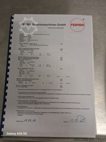 Ābolu pārstrādes iekārta FEUMA Gastromaschinen GmbH ASETSM-E/2