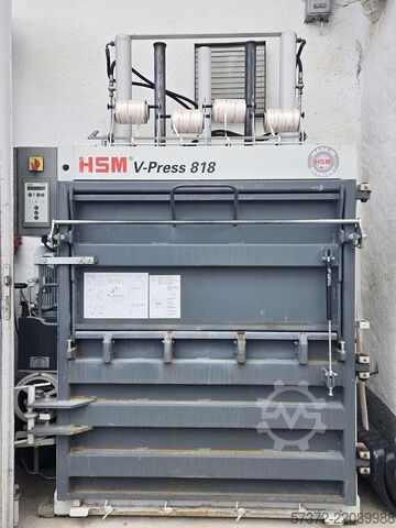 Vertikal ballepresser HSM V-Press 818
