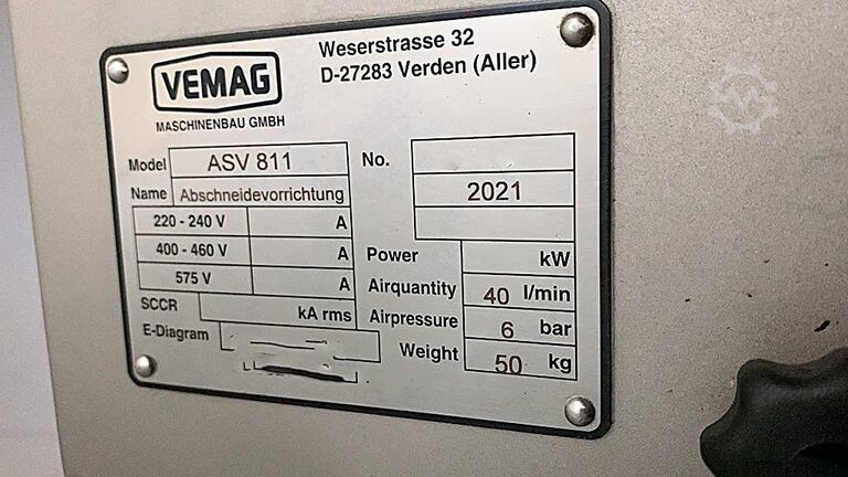 Vakuumpåfyldningsmaskine Vemag Robot 500 Typ 174