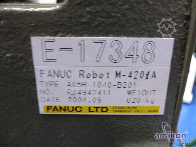 Robot M-420I A A05B-1040-B201 Fanuc mit Steuerung R-J3IB A05B-2474-B250