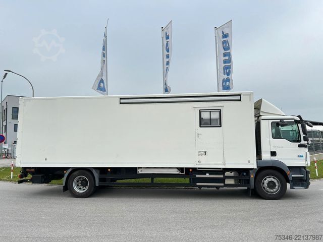 Camión caja MAN TGM 18.290 BL Koffer 8,35m/LBW 3 to/ nur 190 tkm