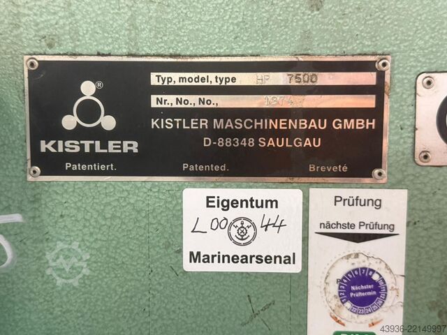 Συγκολλητικός ρυθμιστής θέσης Kistler HP 7500 Kistler HP 7500
