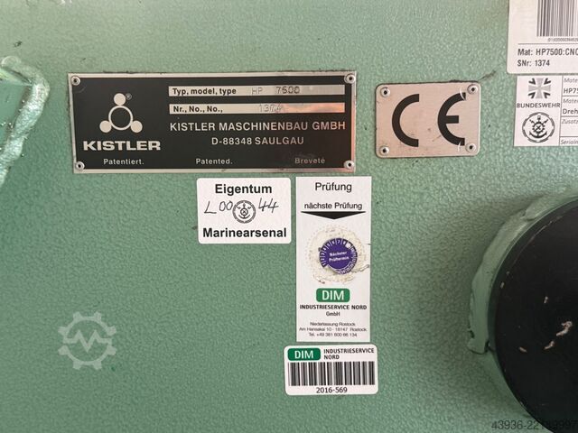Pozitioner de sudură Kistler HP 7500 Kistler HP 7500