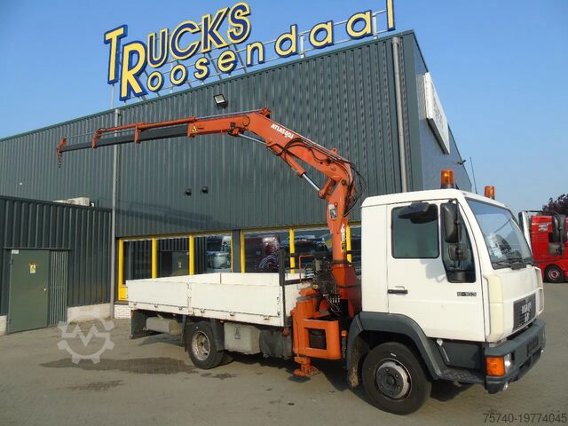 รถเครน MAN 8.163 + ATLAS 60.1 + MANUAL + EURO 2 + 127KM!!