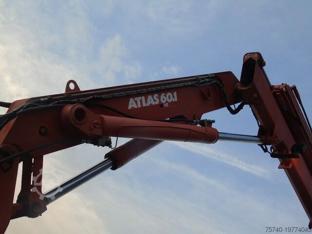รถเครน MAN 8.163 + ATLAS 60.1 + MANUAL + EURO 2 + 127KM!!