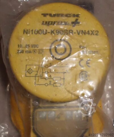 Inductive sensor Turck Ni100U-K90SR-VN4X2