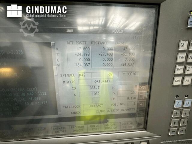 Máquina de torneamento horizontal Okuma LB 3000 MY