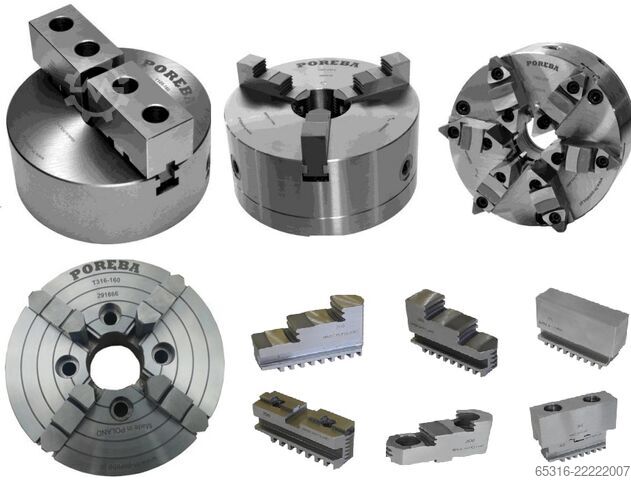 Three-jaw chuck / faceplates POREBA Futter/Planscheibe