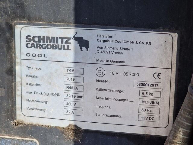冷却システム Schmitz Cargobull 5x Frigo engine TKM