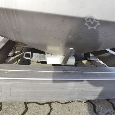 V2A স্টেইনলেস স্টিলের ৫৯০ লিটার বাল্ক উপাদান কনটেইনার  9329