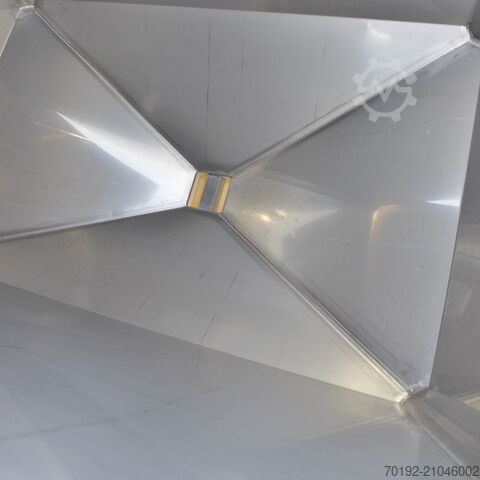 V2A স্টেইনলেস স্টিলের ৫৯০ লিটার বাল্ক উপাদান কনটেইনার  9329