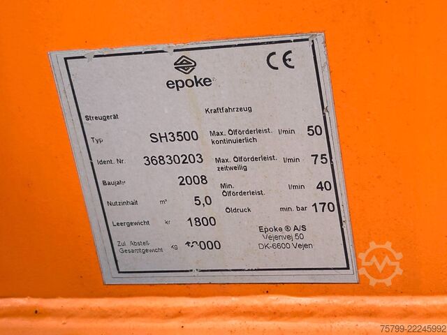 Самосвал MAN 26.420 MEILLER Absetzer+Epoke SH3500 Salzstreuer