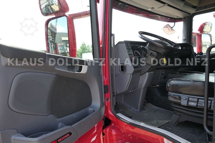 Camion plateau SCANIA R 490 Pritsche Kran Effer Funk Lift-/Lenkachse