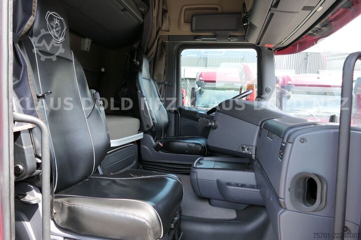 Camion plateau SCANIA R 490 Pritsche Kran Effer Funk Lift-/Lenkachse