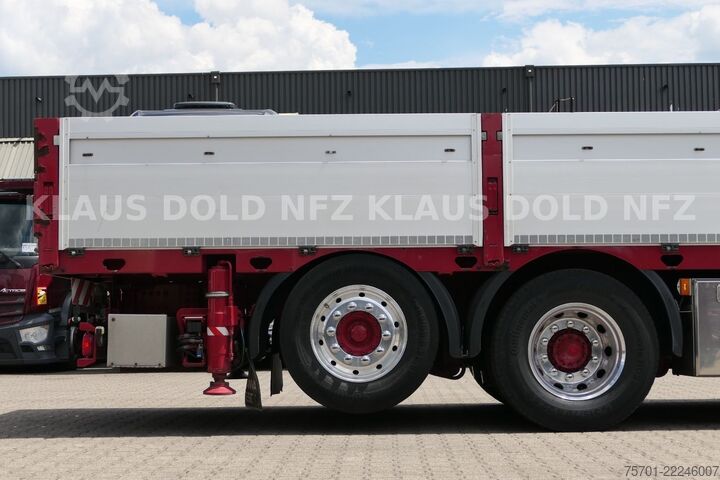 Camion plateau SCANIA R 490 Pritsche Kran Effer Funk Lift-/Lenkachse