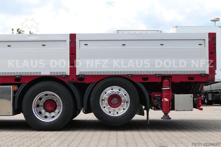 Camion plateau SCANIA R 490 Pritsche Kran Effer Funk Lift-/Lenkachse