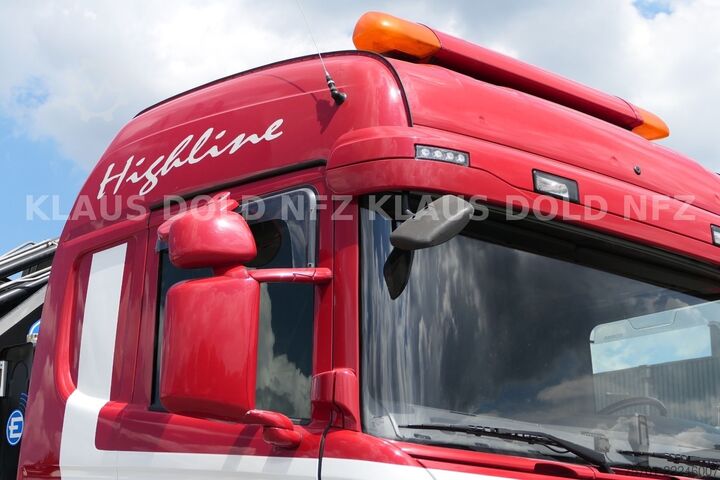Camion plateau SCANIA R 490 Pritsche Kran Effer Funk Lift-/Lenkachse
