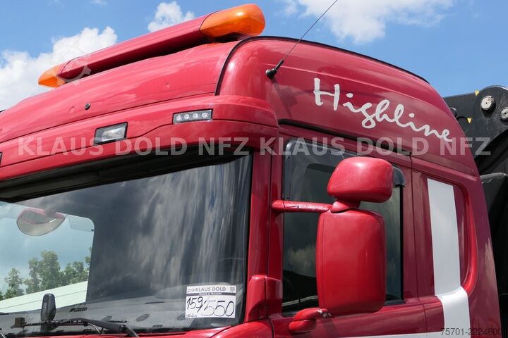 Camion plateau SCANIA R 490 Pritsche Kran Effer Funk Lift-/Lenkachse