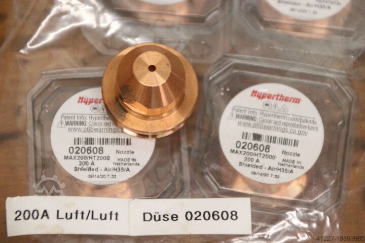 Pribor za plazemski gorilnik, obsežen set 126 kosov Hypertherm MAX200 HT2000