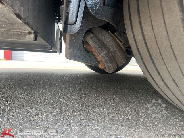 Brandalı açık yarı römork SCHMITZ CARGOBULL SCB*UNFALL*Mega Tautliner*Hubdach*
