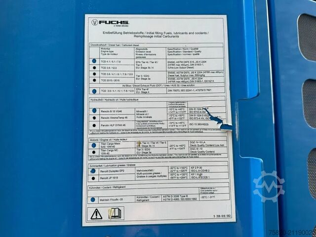 Stroj pro manipulaci s materiálem Fuchs MHL 350  MATERIAL HANDLER/UMSCHLAGBAGGER/OVERSL...