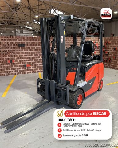 Carretilla elevadora Linde Linde E18PH EVO eléctrica