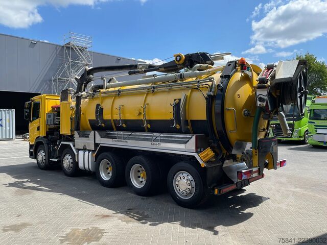Όχημα αναρρόφησης Scania G500 G 500 10x4*6 Kolkenzuiger Kaiser AquaStar 2