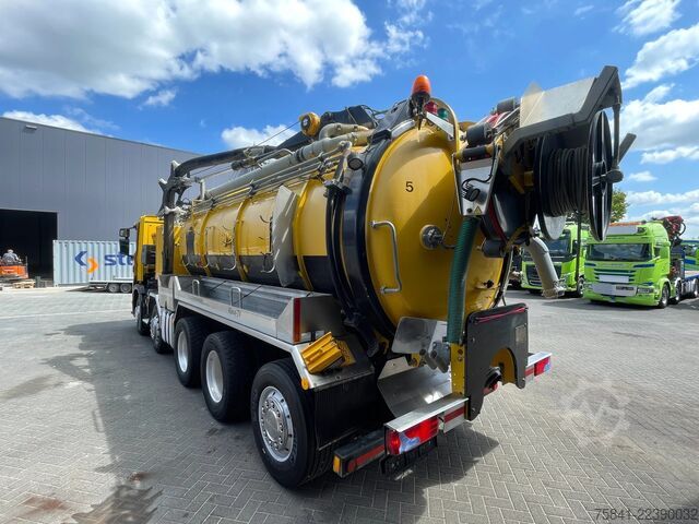 Όχημα αναρρόφησης Scania G500 G 500 10x4*6 Kolkenzuiger Kaiser AquaStar 2