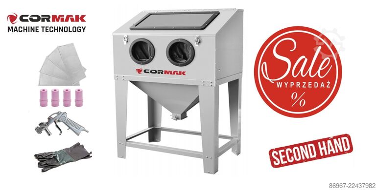 Кабинна пясъкоструйна машина с аспирация CORMAK KDP220 TOP + odciąg DC23