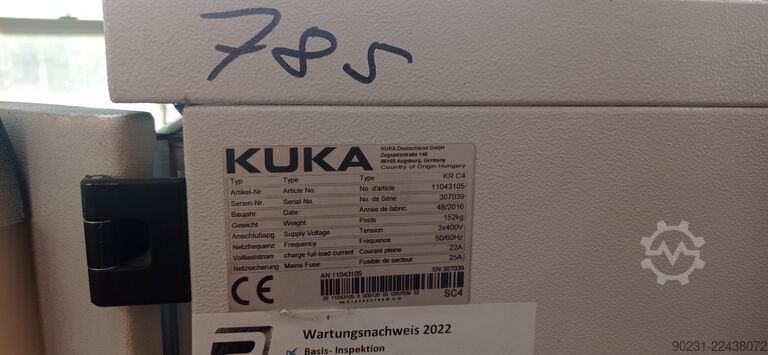 Robô industrial KUKA KRC4 KR 270 R2700 ULTRA REFURBISHED