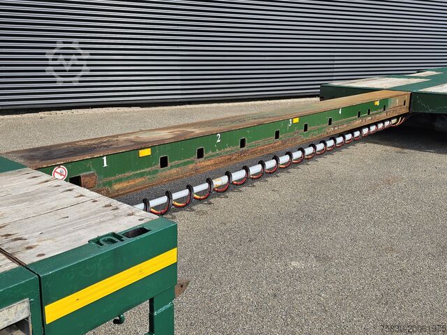 Low loader Broshuis 31N5-EU / EXTENDABLE / WHEEL WELL / RADMULDEN